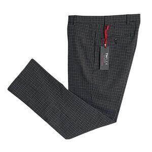Tommy Hilfiger Pants Men's 30"x30" THFlex Dress Pant Stretch Grey & Blue Ck NWOT